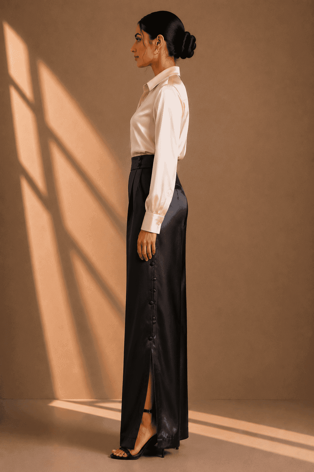SIGNATURE CUT TROUSER SILK