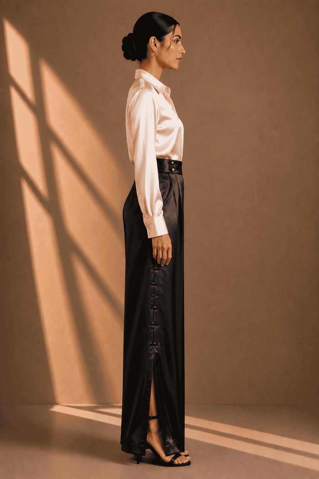 SIGNATURE CUT TROUSER SILK