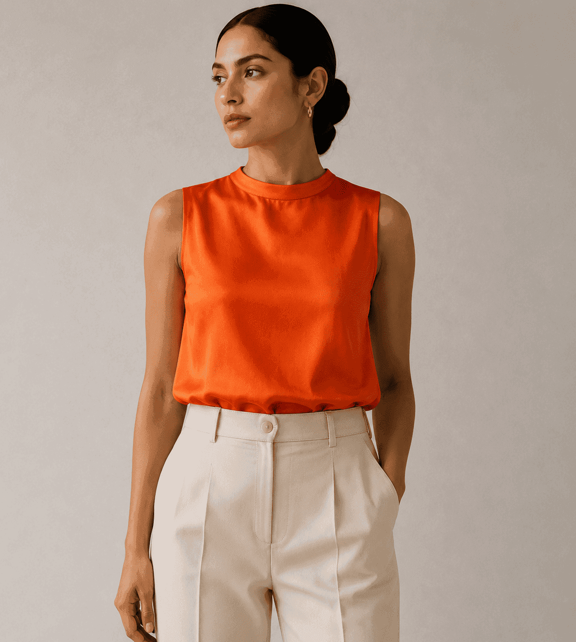 SILK SHELL TOP