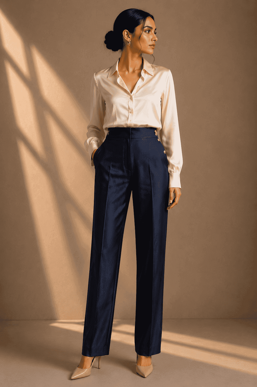 EXECUTIVE SILK TROUSER